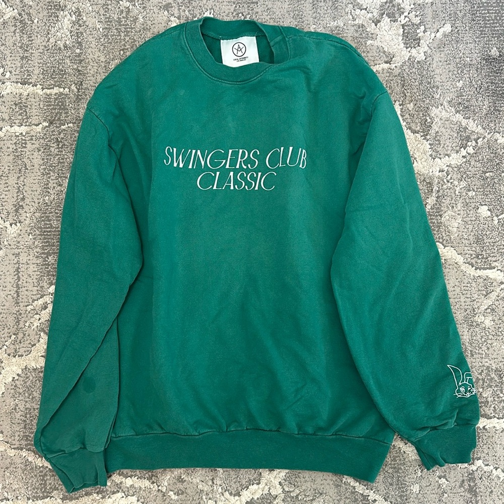 Local Authority Swingers club Classic Green Crewneck